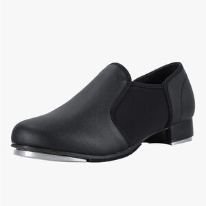 Black Slip-On Tap Shoes size 4